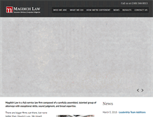 Tablet Screenshot of magdichlaw.com